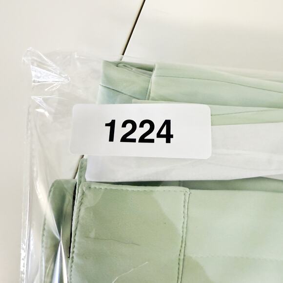 WHBM White House Black Market Light Green Wide Leg Cargo Pants HR 30” - 6 - Picture 10 of 10